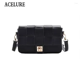 Shoulder Bags ACELURE Simple Fashion Ladies Shopping Purse Small For Women Solid Colour Soft PU Leather Crossbody Messenger