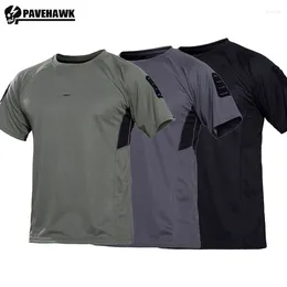 Men's T Shirts Lightweight Tactical T-shirt Mens Summer Outdoor Quick Drying Training Tops Breathable Elasticity Long Sleeved Combat Tees