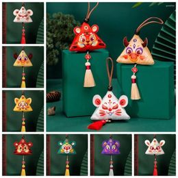 Decorative Figurines Triangle Dragon Boat Festival Sachet Tassel Pendant Traditional Blessing Bag Chinese Style Fragrant Kid Gifts