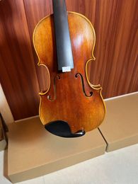 4/4 handmade violin one-piece back quality spruce and maple spirit varnish