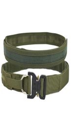 Tactical Molle Belt Outdoor Army Fighter CS Wargame Heavy Duty Double Layer Shooter Hiking Hunting Nylon Belts6557496