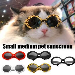 Häuser Katzengläser kühles Haustier kleines Hund Mode runde Gläser Haustierprodukt für Haustierkatze Sonnenbrille für Fotografie Haustier Accessoires