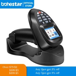 Scanners Trohestar Wireless Barcode Scanner Portable 1d/2d Qr Bar Code Reader Handheld Data Collector Scanners Lector Codigo De Barra