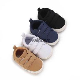 First Walkers 0-18M Newborn Baby Shoes Boy Girl Classical Sport Soft Sole PU Leather Multi-Color Walker Casual Sneakers Baptism H240506
