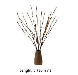 Christmas Tree Decoration Willow Branch 20 Bulbs Flashing Led Light String Tall Vase Willow Twig Lamp Home Ga bbypkN packing20103681576