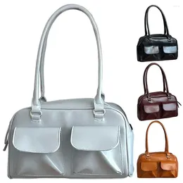Totes Women Vintage Handbag Fashion Leather Tote Casual Retro Satchel Bag Versatile Large Capacity Commuting