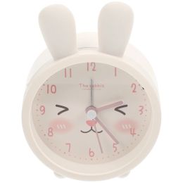 Clocks Kids Clock with Night Lights Rabbit Alarm Minimalist Desk Accessories Household Small