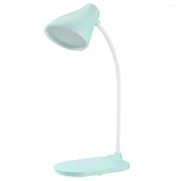 Table Lamps Learning Night Lamp Wireless Phone Charger Bedside Reading Lights Adjustable Touch Decorating Light Dormitory White