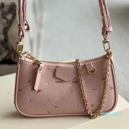 Designer Bags Women Crossbody Shoulder Bags Chain Wallet Mirror Quality Lady Easy Pouch On Strap Purse Letters Flower Stripes Brand Handbags Purse