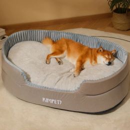 Houses Pet Dog Cat Bed Warm Mat Winter Sleeping Cushion Waterproof Baskets Padded Puppy Kennel Blanket Soft Durable Removable Pets Home