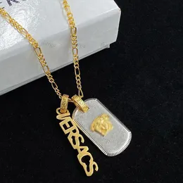 Necklace men women designer Jewellery Alloy Stainless 18K Gold Pendant Necklace All match Wild character Letter Necklace Pandant Necklaces