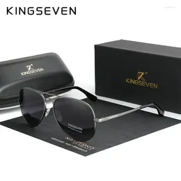 Sunglasses KINGSEVEN Brand Men Aluminium Pochromic Polarised UV400 Lens Male Glasses Women Pilot Fashion Simple Eyewear