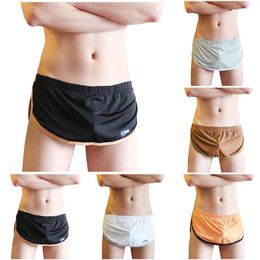 Underpants Mens Fashion Seamless Underwear Two Piece Home Pants With Built In Single Casual Plus Size Men Japanese Man