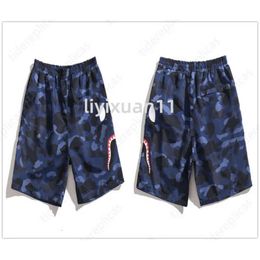 Bapessta Shorts Mens Designer Shark Shorts Swim Shorts Luminous Inaka Reflective Bapesta Shorts Camouflage Sweatshirts Beach Pants High Quality Stitching 394