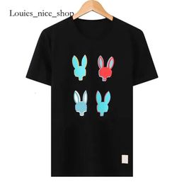 Psyco Bunny Shirt Physcho Bunny T Shirt Mens Womens Rabbit Men Shirt Fashion Designer Tshirt Couple Short Sleeve Man Tops Psyco Bunny Psychological Bunny 873