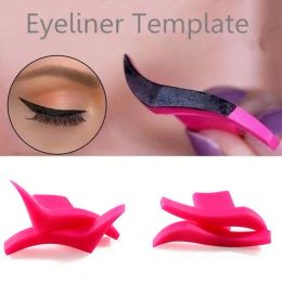 Eyeliner 1Pair Eyeliner Stamp Template Stencil Models Professional Makeup New Wing Style Easy To Makeup Eye Wing for Women