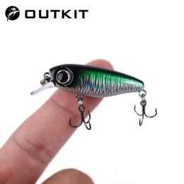OUTKIT Arrive Japanese Design Small Lures Fishing Lure 3g 40mm Sinking Minnow Mini Hard Bait For Perch Trout Bass 240430