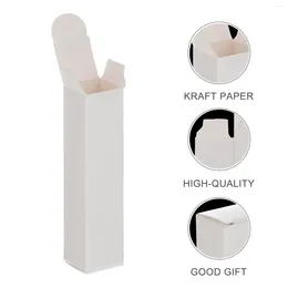 Gift Wrap Box Kraft Paper Packaging Boxes Lipstick Storage Wrapping Essence Oil Makeup Organzier Tube Diy Beauty