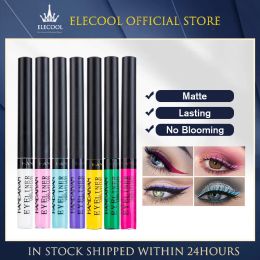 Eyeliner Colourful Eyeliner Pen Eyes Makeup White Waterproof Liquid Colour Eye Liner Pencil Matte Purple Pen Make Up Cosmetics