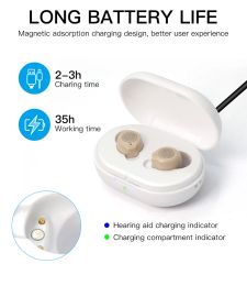 Monitors Good Prices Rechargeable Portable Mini Sound Amplifier ITE Hearing Aid For The Deaf
