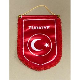 Accessories Flag of Turkey National Football 30cm*20cm Size Double Sides Christmas decorations Hanging Flag Banner Gifts