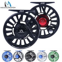 Maximumcatch Fly Fishing Reel 345678WT CNC Machined Aluminium Micro Adjusting Drag 240506