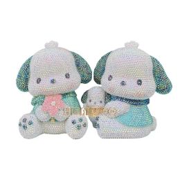 Stitch DIY Rhinestone Dog Statue Peggy Bank Doll Home Decorative Coin Collection Diamond Mosaic Crystal Art Cross Stitch Gift For Kids