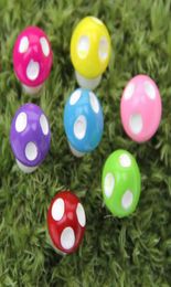 20pcs mini resin crafts Decoration Miniature Dot Mushrooms fairy gnome terrarium Party Garden Decor Miniature Microlandschaft9094741