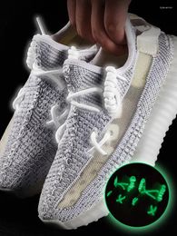 Shoe Parts 1Pair Luminous Shoelaces For Kid Sneakers Men Women Sports Shoes Laces Glow In The Dark Night Shoestrings Reflective Shoelace