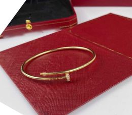 womens gold 18K Small Bangle Version Series Diamond French Luxury Brand Bangle Sterling Silver Material Gold Plated Never Fade ADI6269287