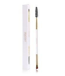 Docolor Eyebrow Brush and Comb Wood Professional Angled Makeup Brush for Eyebrows Synthetic Hair Wooden Make Up2801066