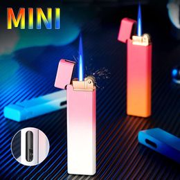 Mini Gas Unfilled Lighter Grinding Wheel Ignition Butane Gas Unfilled Windproof Lighter