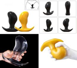 Nxy Anal Toys 4880mm Huge Plug Fist Sex Toy for Women Men Big Butt Anchor Base Large Plug Adult Toys 12211972495