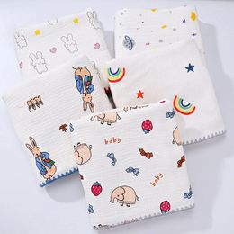 Blankets Spring Summer Born Baby Blanket Infantil Bedding Manta Receiving Muslin Swaddle Deken Wrap Sheets 110x110cm Kids Quilt