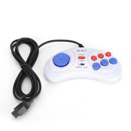 Mice 16Bit 9Pin Mini Handheld Game Console Ergonomic Gaming Controller White for pubg mobile gamepad Small size and lightweight