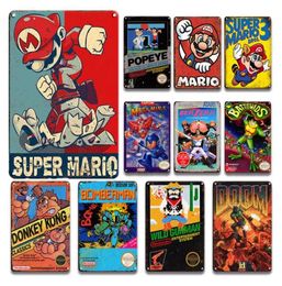 2021 Funny Warning Gamer Only Metal Plate Signs Vintage Game Room Decor Tin Poster Sign Fashion Living Room Home Decorative Plaque1078321