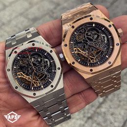 15407St.Oo.1220St.01 Mechanical Wristwatches 41Mm Glass APS Brand Mens Stainless Calibre Men Aaaaa 3132 9.9Mm Watches Swiss SUPERCLONE Designer 133