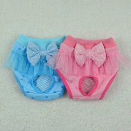 Dog Apparel Reusable Female Diaper Pants Sanitary Diapers for Dogs Menstruation Pet Puppy Cat Physiological Shorts H240506