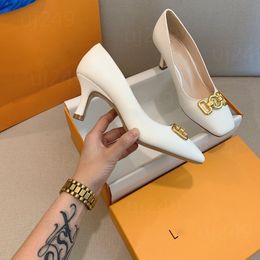 Designer Mode Sandals Slingbacks Rutschen Metallschnalle Leder Formale Frauen Schuhe 6 cm Luxus High Heel Square Toe Party Schuhe Größe 34-41