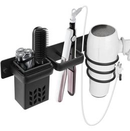 Wallmounted Hair Dryer Holder Bathroom Care Tool Storage Box Multifunctional Spacesaving Space Saving 2202161832560