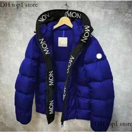 Monclairjacket Designer Luxury Jacket Winter Men Jackets Women Down Fashion Hip Hop Cap Pattern Print Coats Outdoor Warm Casual Coat Puffer Monlcler Gilet 313