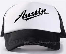 Men Women New Summer Trucker Caps austin mini Cool Summer Black Adult Cool Baseball Mesh Net Trucker Caps Hat for Men Adult3956156