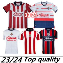 4XL 2023 2024 Chivas de Guadalajara Soccer Jerseys 200th years anniversary 23 24 LIGA MX I BRIZUELA A VEGA J SANCHEZ S FLORES footb 288A