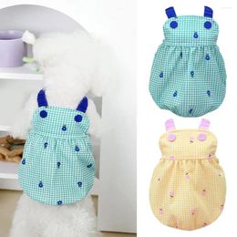 Dog Apparel Pet Sundress Beautiful Washable Suspender Type Small Princess Dress Daily Life Wearing Shoulder