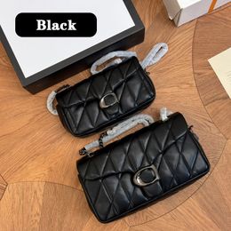 Black Purse Quilted Tabby Bag Luxury Shoulder Bag Women Handbag Cross Body Bag High Quality Soft Real Leather Chain Bag Purses Designer Woman Handbag Crossbody Bag