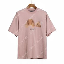 Palm PA Harajuku 24SS Spring Broke Beheaded Bear Letter Printing Logo T Shirt Loose Oversized Hip Hop Unisex Short Sleeve Tees Angels 2058 XPR