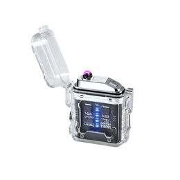 Novel Outdoor Plasma Lighter Waterproof Usb Rechargeable Lighter Electronic Lighters With Light