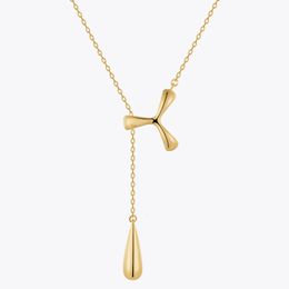 ENFASHION Windmill Drip Necklace For Women In Gold Colour Pendants Necklaces Fashion Jewellery Party Collares Para Mujer P3328 240430
