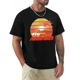 Men's Polos Arrakis - Dune Airlines T-Shirt Customs Short Sleeve Tee Black T-shirts For Men