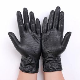 Gloves Gloves Nitrile Extra Strong 6mil 8mil 50PCS Black Orange Diamond Pattern Safety Work Gloves Synthetic Nitrile Gloves Powder Free